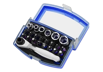 Conjunto de 22 pe&ccedil;as de bits para chave de fenda, bits para rios