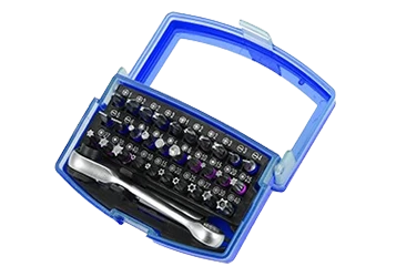 Conjunto de 22 pe&ccedil;as de bits para chave de fenda, bits para rios