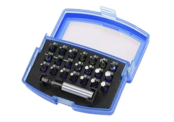 Conjunto de 22 pe&ccedil;as de bits para chave de fenda, bits para rios
