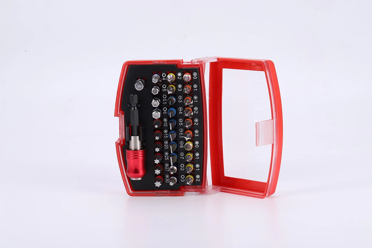 Conjunto de 32 pe&ccedil;as de pontas de chave de fenda