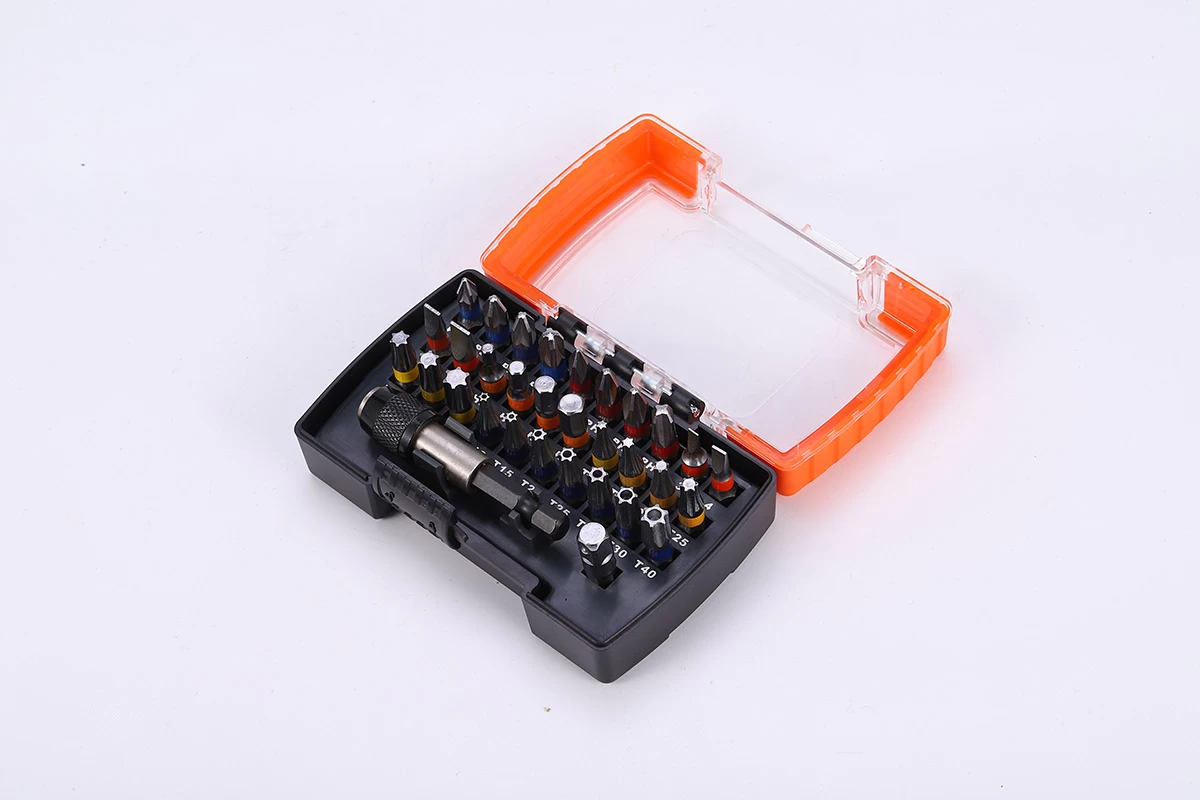 Conjunto de 32 pe&ccedil;as de pontas de chave de fenda