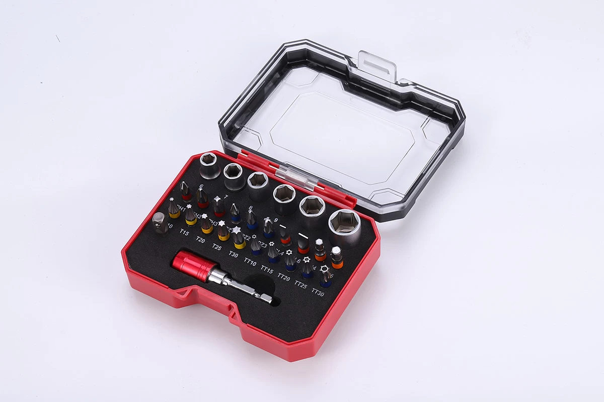 Conjunto de 28 pe&ccedil;as de pontas de chave de fenda