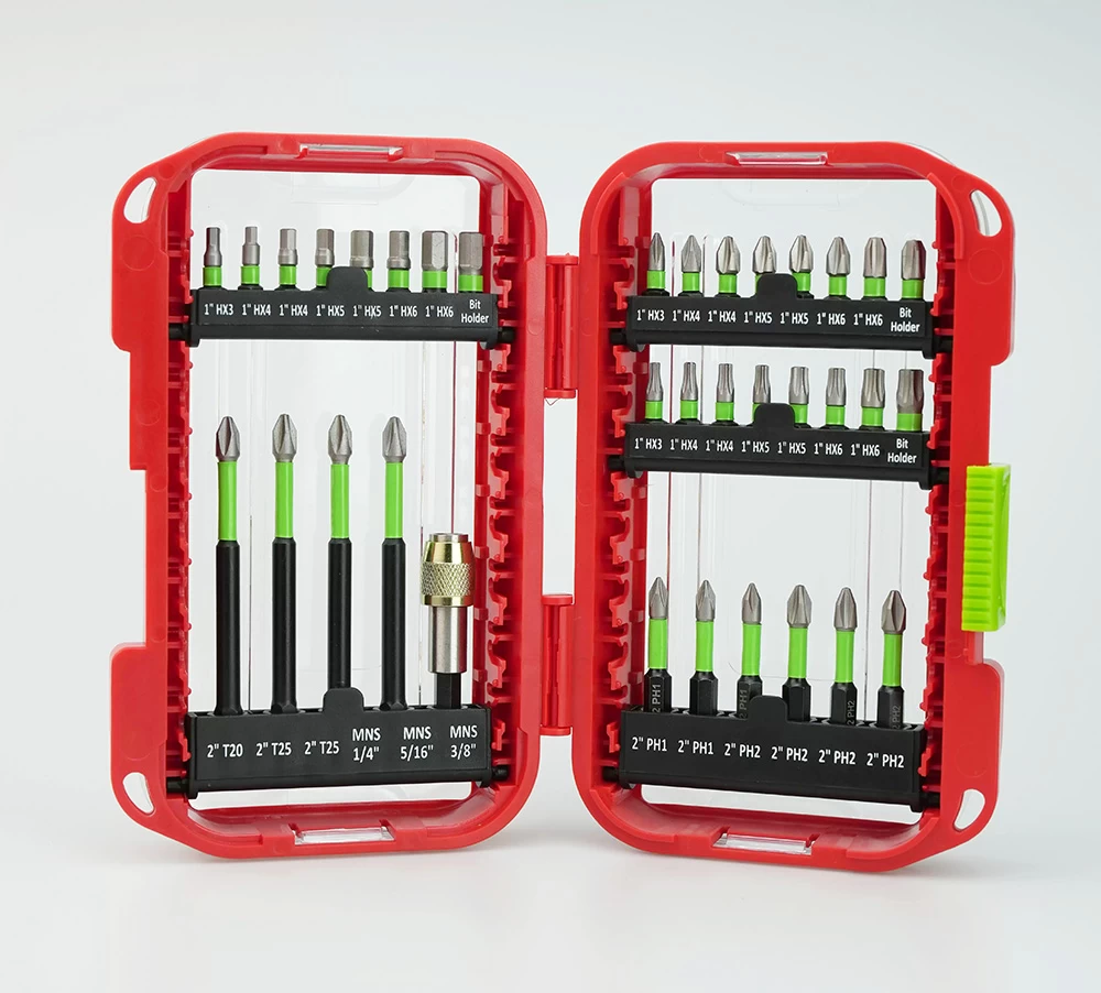 Conjunto de 35 bits para parafusadeira de impacto
