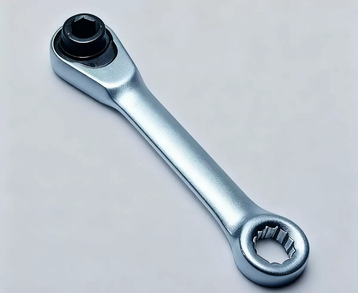 Mini chave de fenda com catraca, chave de fenda de encaixe rápido, chave de fenda de ponta dupla de 1/4 de polegada